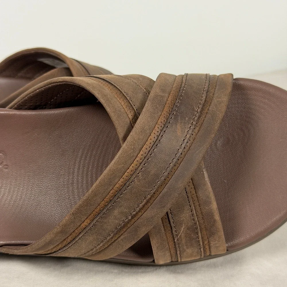 Sperry Gold Cup Size 9M Regatta X Strap Leather Sandals STS19037